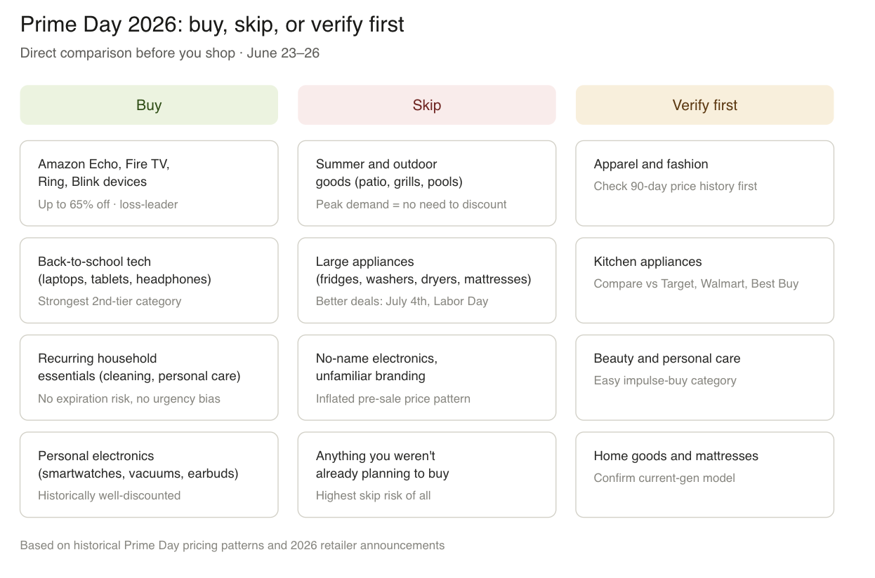 Prime day: Buy vs Skip vs Verify