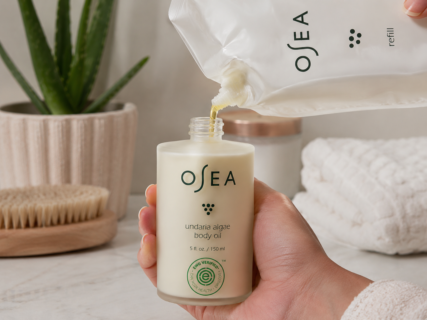 Leaping Bunny certified cruelty-free beauty product label closeup
