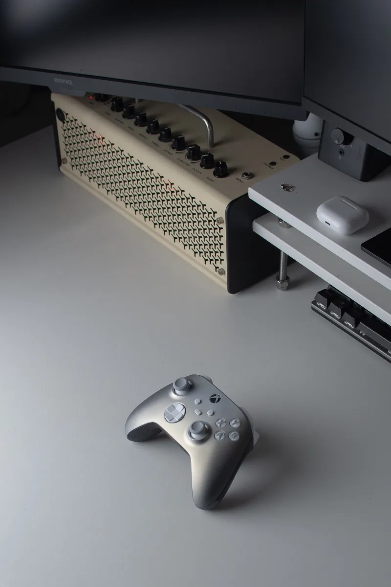 Modern gaming controller and console setup — GameStop faces stiff competition from digital platforms and mass retail for hardware