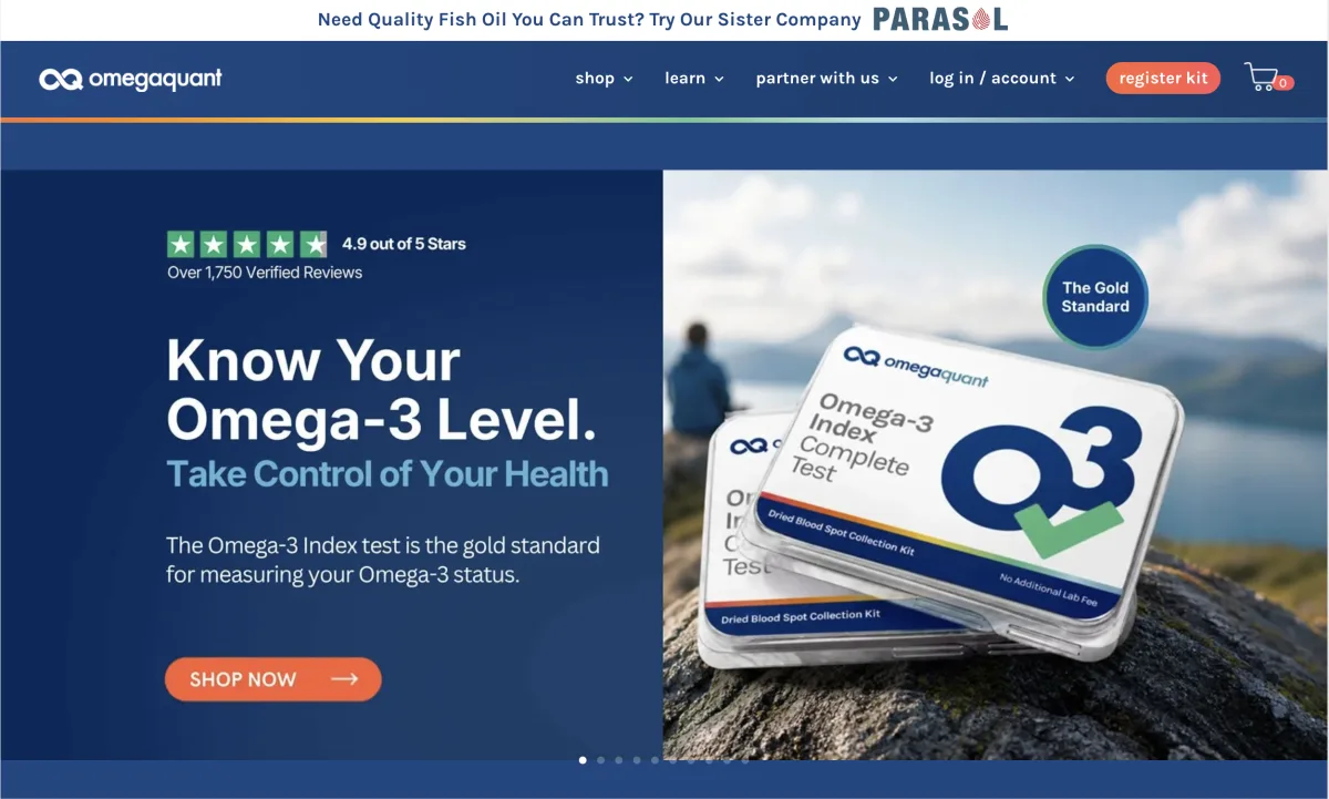 OmegaQuant website