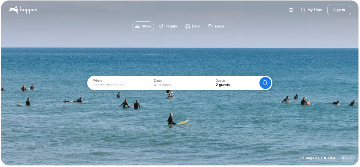 hopper website