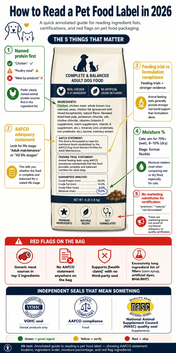 How to Read a Pet Food Label