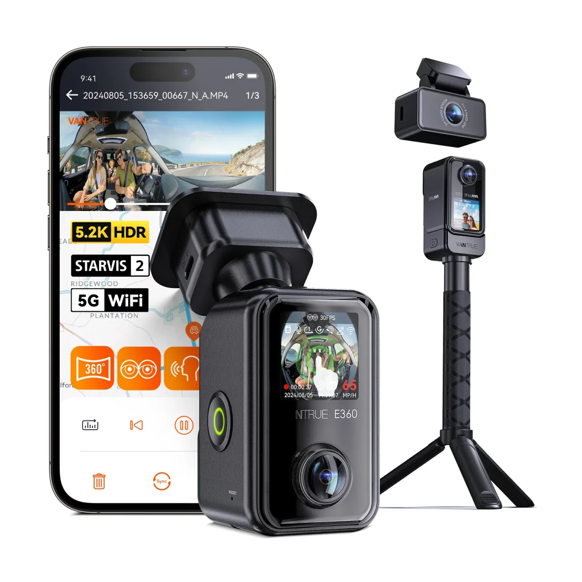 Vantrue E360 Panoramic