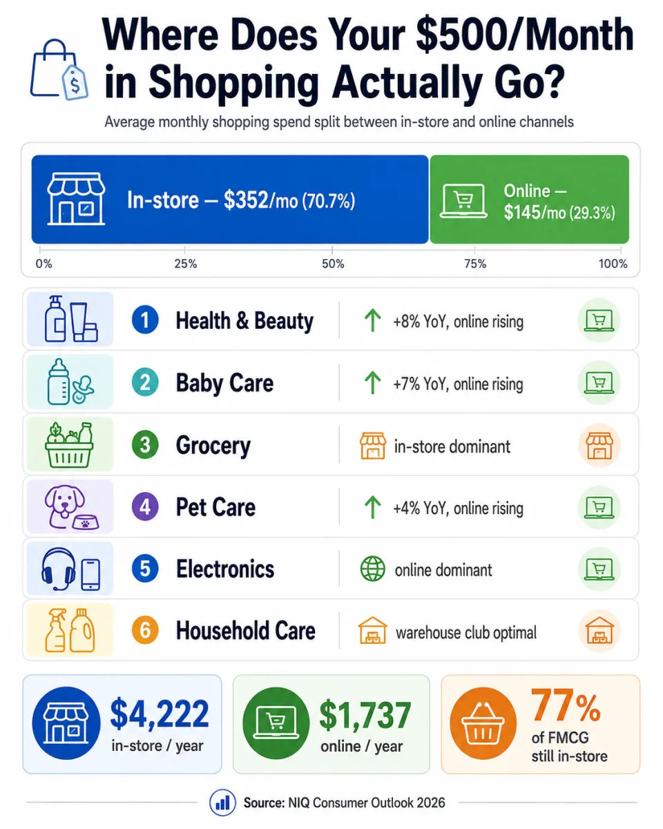 Where Does Your $500/Month in Shopping Actually Go?