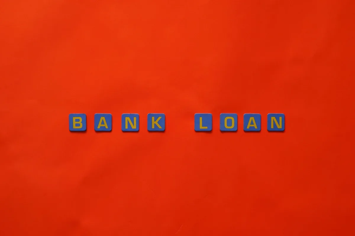 Bank loan sign representing borrowing and credit requirements